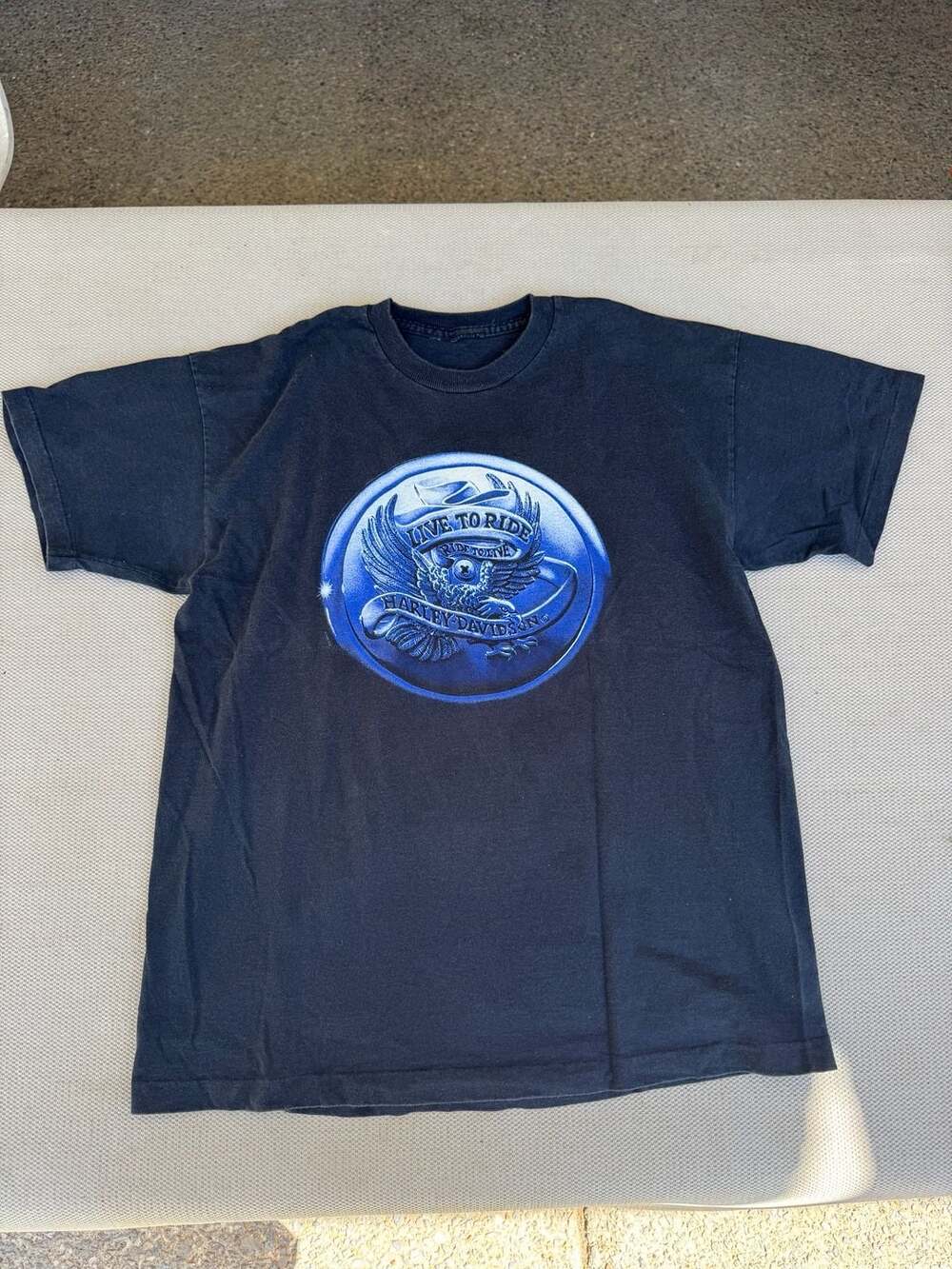 Harley-Davidson Live To Ride T-Shirt Black Italia